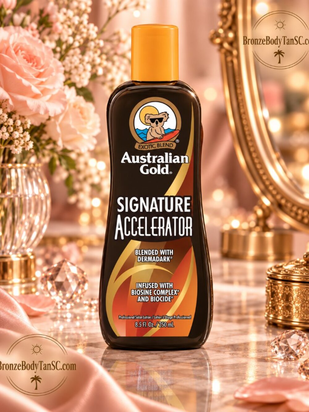 ☀️Signature Accelerator☀️ Australian Gold - DERMADARK  - Tanning Lotion 8.5oz